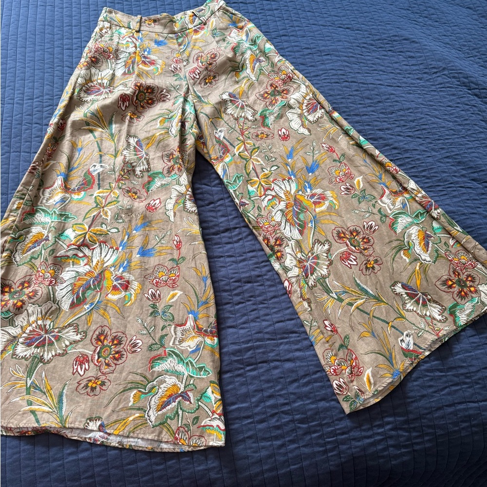 Banana Republic Meridian Linen Pants Size 4 - Picture 4 of 4